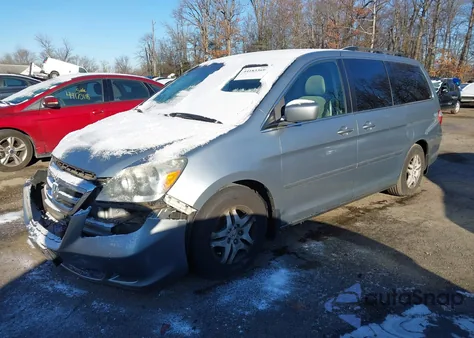 2007 Honda Odyssey Ex z USA, uszkodzony, nr VIN 5FNRL38437B088576